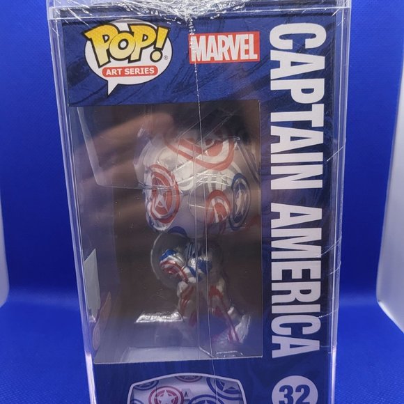 Marvel Avengers Captain America Art Series Target Exclusive Funko Pop - Picture 2 of 9